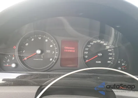 2009 Pontiac G8 Gt z USA, uszkodzony, nr VIN 6G2EC57Y19L193073